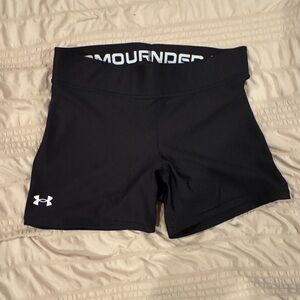 Black athletic shorts